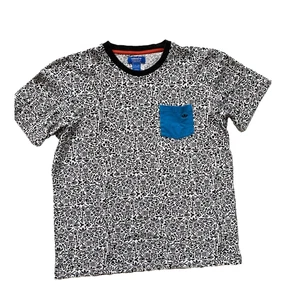 Adidas Shirt Herren Gr. Large schwarz weiß Basic Logo Grafik Tee Streetwear Tasche - Bild 1 von 7