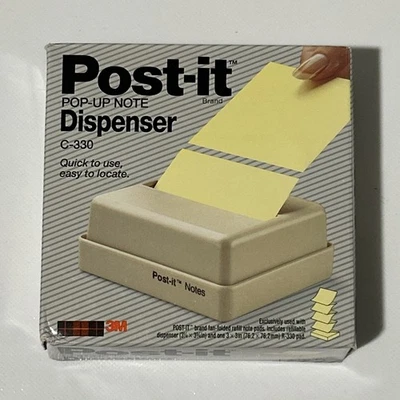 Post-It Pop-Up Notes Dispenser C-330 Professional Series Heavy Duty 3M NEW NOS - Image 1 of 2