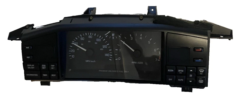 92-96 凯迪拉克 El Dorado 塞维利亚仪表组速度计仪表盘 原始设备制造商 — 第 1/4 张图片