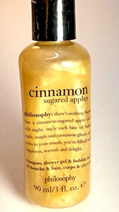 Philosophy Cinnamon Sugared Apples Shampoo, Bath & Shower Gel 3oz  New - Picture 1 of 4