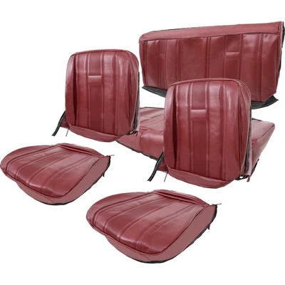 Chevy II/Nova SS 1965; juego completo de tapicería; cucharones delanteros y asiento trasero; Foto 1 de 4