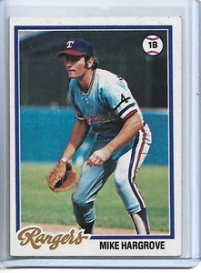 Mike Hargrove 1978 Topps Baseballkarte #172 - Texas Rangers - Bild 1 von 2