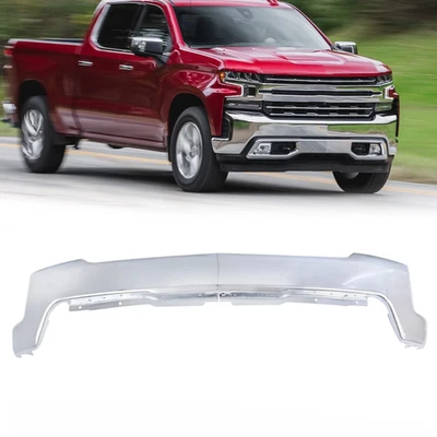 Chrome Steel Front Bumper Face Bar For 2019-2022 Chevy Chevrolet Silverado 1500 - Image 1 of 4