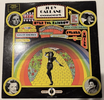 Judy Garland Concert Double Vinyl LP EX 1974 1st U.S. Stereo Pressing Show-tunes - Изображение 1 из 4