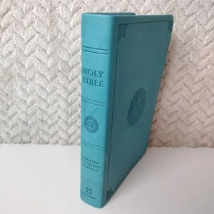 Crossway Holy Bible English Standard ESV Turquoise Personal 6” Soft Cover - Picture 1 of 9