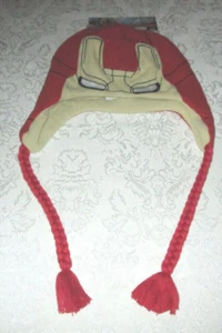 Ages 8+ Marvel Avengers Assemble Iron Man Laplander Warm, Winter Hat - Picture 1 of 9