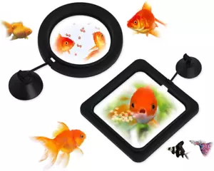 Fish Feeding Ring 2 Pieces Aquarium and Tank Floating Rings Food Feeders with Su - Picture 1 of 8