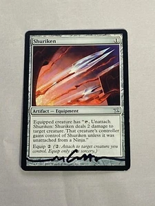MTG Shuriken Artist Proof and Signature Signed Cavotta - Picture 1 of 2