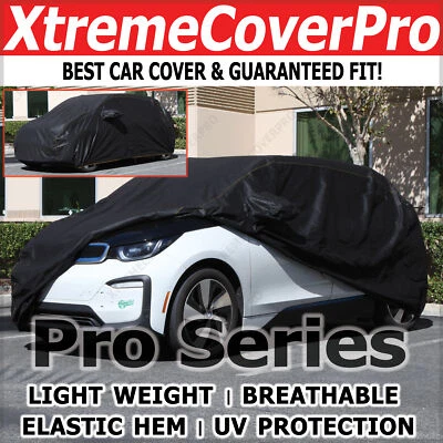 2017 2018 2019 2020 CHEVY BOLT BREATHABLE CAR COVER W/MIRROR POCKET - BLACK - Image 1 of 4