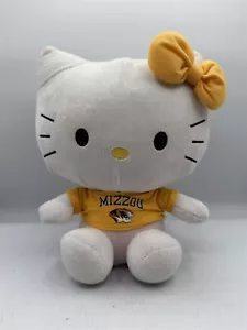 RARE 9" HELLO KITTY MIZZOU UNIVERSITY MISSOURI NCAA PLUSH STUFFED ANIMAL - Picture 1 of 12