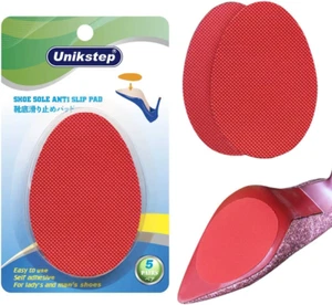 Unikstep 5 Pairs Shoe Sole Anti Slip Grips, Non Skid Self Adhesive Rubber Pads, - Picture 1 of 7