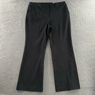 Liz Claiborne 女式裤子灰色 16 码 Sophie Essential 裤子经典职业 — 第 1/4 张图片