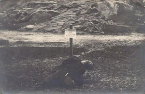 Macedonia - MONASTIR Bitola - Bulgarian spy shot down - REAL PHOTO World War One - Picture 1 of 2