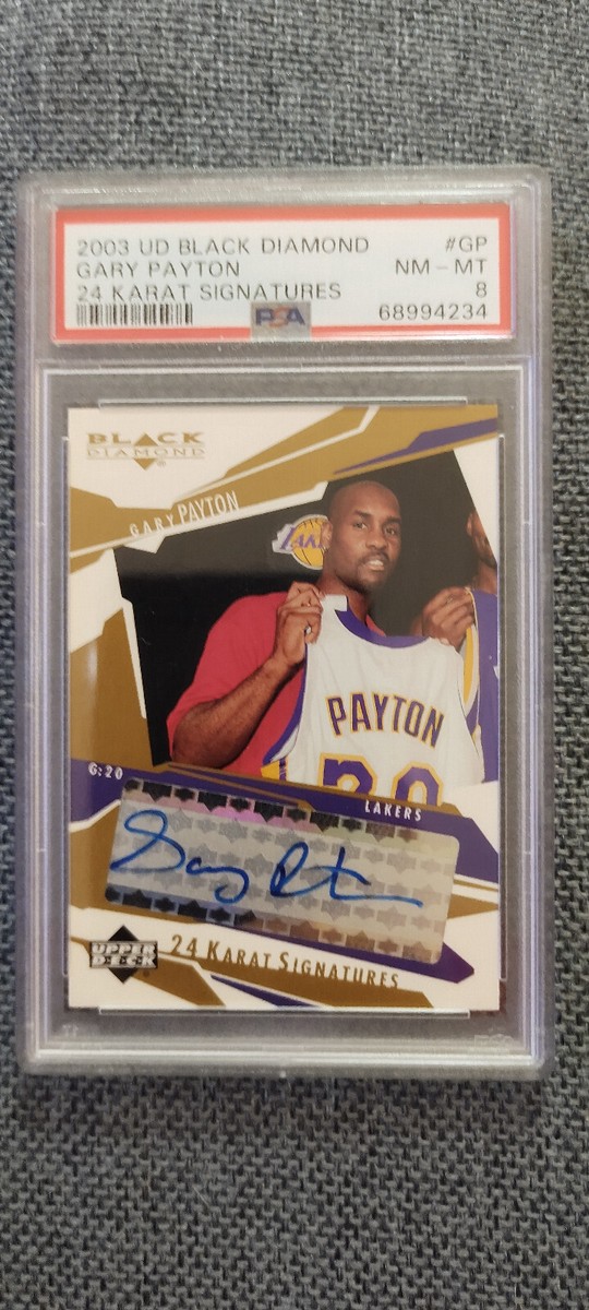 Gary Payton Los Angeles Lakers Basketball Autographed Sports Gary Payton Los Angeles Lakers Basketball Autographed Sports