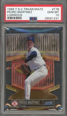 1999 T.S.C. Triumvirate Pedro Martinez Luminous #T7B PSA 10 (231) - Image 1 of 3