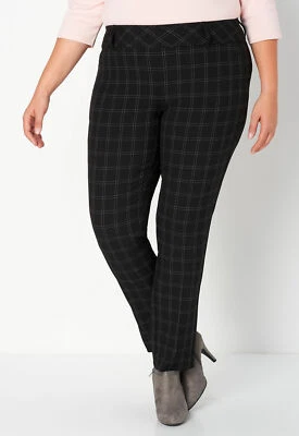 Pantalón Christopher Banks, 5698, a rayas, recto talla grande promedio Ajuste en forma de 20W Foto 1 de 2