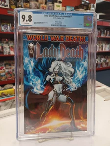 Lady Death: Necrotic Genesis #1 Edición Estreno Calificación CGC 9.8 ~ Kickstarter - Imagen 1 de 1