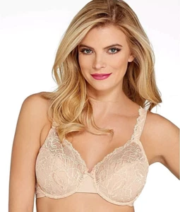 Sujetador cómodo con aros de 2 capas BALI Lace Desire para mujer 6543 Champagn Shimmer 40D - Imagen 1 de 3
