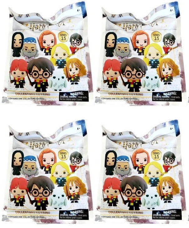 Harry Potter Series 3.5 Collectors keyring Lot of 4 Random Blind Bags New - Image 1 of 1