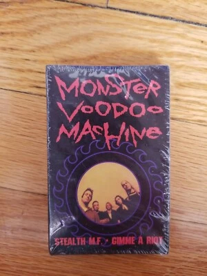 RARE Monster Voodoo Machine 1998 Promo Cassette Single Stealth MF / Gimme a Riot - Image 1 of 3