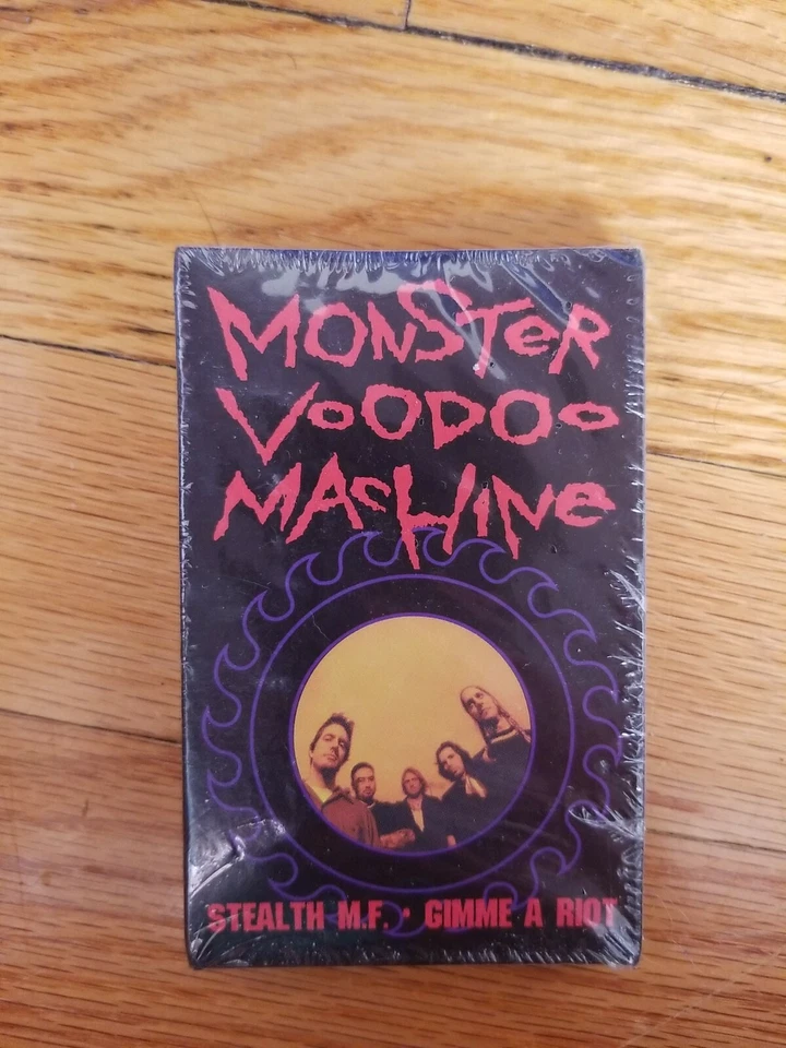 RARE Monster Voodoo Machine 1998 Promo Cassette Single Stealth MF / Gimme a Riot - Image 1 of 3