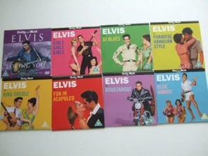 ELVIS PRESLEY SET OF 8 R2 DVDS DAILY MAIL PROMO DVDS GI BLUES/CREOLE ETC - Picture 1 of 1