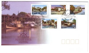 2003 FDC. Australia. Murray River Shipping. P&S. PictPMK "SWAN HILL" - Picture 1 of 1