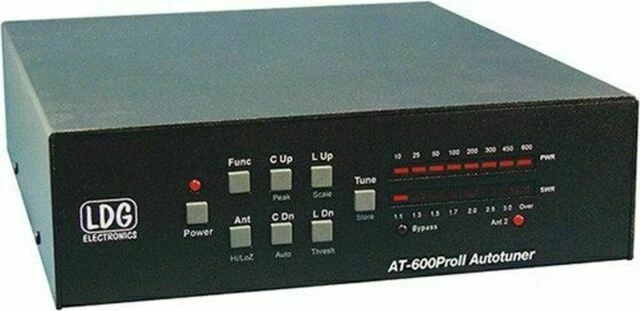 LDG AT-600ProII 600W Automatic Antenna Tuner - Black