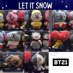 Muñeca de peluche oficial de artículos auténticos BTS BT21 versión colección invierno - Imagen 1 de 17