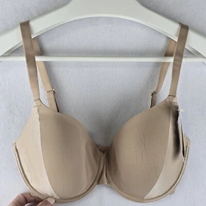 $72 Natori Bra 30G Cafe Nude T-Shirt Side Effect Underwire Support Contour NEW - Picture 1 of 15
