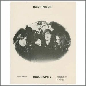 Badfinger Apple Records 1971 Biography Booklet (UK) - Picture 1 of 1