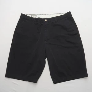 Volcom Mens Chino Shorts Size 36 Black Casual Surf Skate 11" Inseam - Picture 1 of 9
