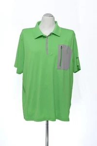 Schöffel Men's short Sleeve Polo Shirt Arizona 2XL Green Light Button Pique - Picture 1 of 5