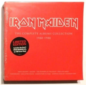 IRON MAIDEN limited edition FIRST 3 LPS on 180 GRAM VINYL - NEW / SEALED - Imagen 1 de 3