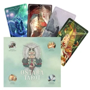 Ostara Tarot Deck NEW Boxed Set w/ 78 Silver-Edged Cards and Guidebook - Picture 1 of 13