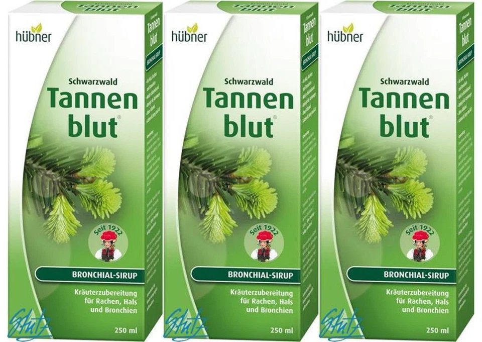 HUEBNER Hübner Tannenblut Bronchial Sirup 3 x 250ml (53,32 EUR/l)