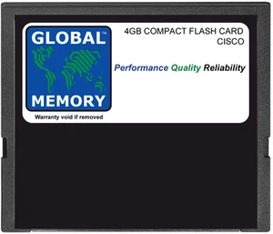 4GB Compact Flash Carte Cisco 1941/2901/ 2911/2921/2951/3945 Routeurs ( - Picture 1 of 1