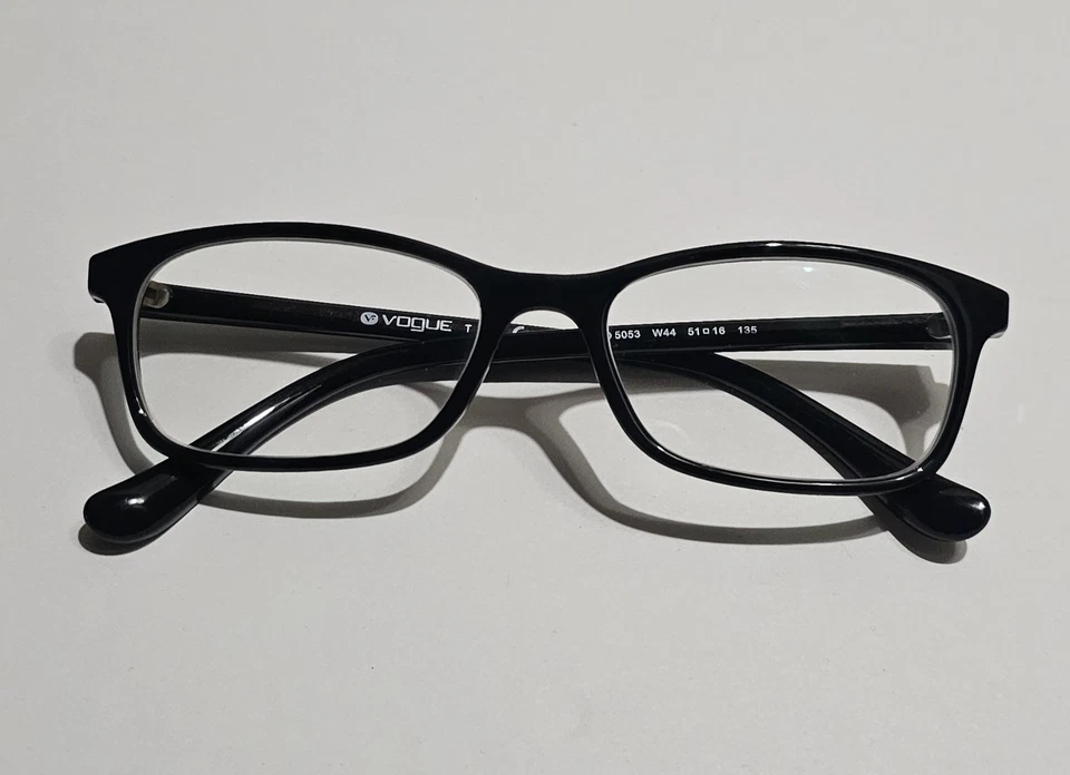 VOGUE Eyeglasses Black RECTANGLE Glasses Frame MOD: VO 5053 W44 - Image 1 of 4
