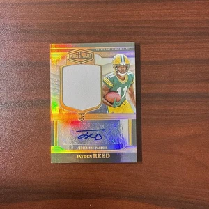 2023 Plates & Patches Jayden Reed Rookie Patch Auto RPA Silver 16/75 RC SP - Picture 1 of 3