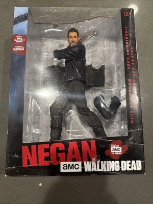 Figura de acción McFarlane Toys AMC The Walking Dead Negan 10" de lujo nueva en caja Foto 1 de 2