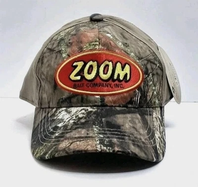 ZOOM Bait Mossy 橡木帽迷彩可调节棒球帽钓鱼路亚卡车司机新品 — 第 1/4 张图片