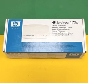 HP Jetdirect 170x Print Server, Ethernet 10Base-T, 1 RJ-45, - J3258G - Picture 1 of 4