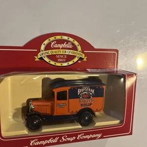Lledo Diecast Campbell’s Soup Tomato Beef Steak Delivery Truck Orange New In Box - Picture 1 of 5