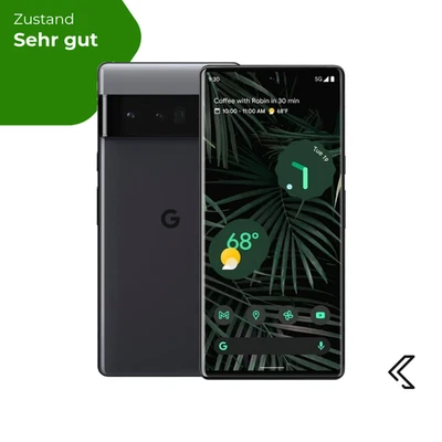Google Pixel 6 Pro 256GB Black, Sehr gut - Refurbished, 24 Monate Garantie - Bild 1 von 4