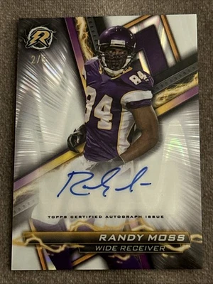 2024 Topps Composite Resurgence Signature Randy Moss Auto /5 #RA-RM Vikings - Image 1 of 2