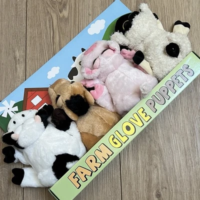 Caltoy Farm Glove Hand Puppets Golf Club Covers Brand New Old Stock 2010 Set 4 - Image 1 of 4