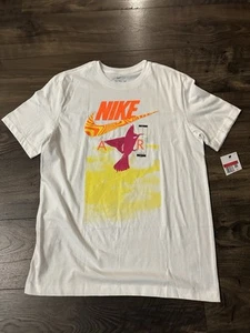 NWT Men’s Nike Tee 'White' Fly High Max 90 Nike Air / HQ0846- 100 / Size Large - Picture 1 of 4