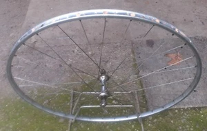 Ruota anteriore 28" bici corsa tubolare, cerchio Recondi-Pavesi mozzo MICHE - Foto 1 di 7
