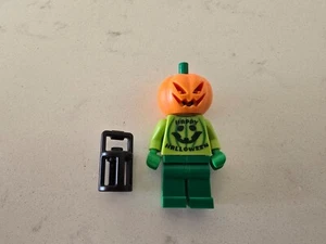 LEGO Jack O’ Lantern Pumpkin Costume Guy Minifigure BAM happy halloween - Picture 1 of 4
