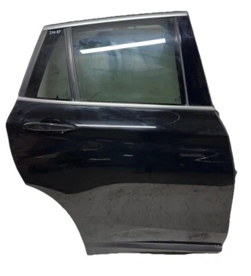BMW X1 2016-2022 pasajero derecho puerta trasera completa OEM negro F48 Foto 1 de 4